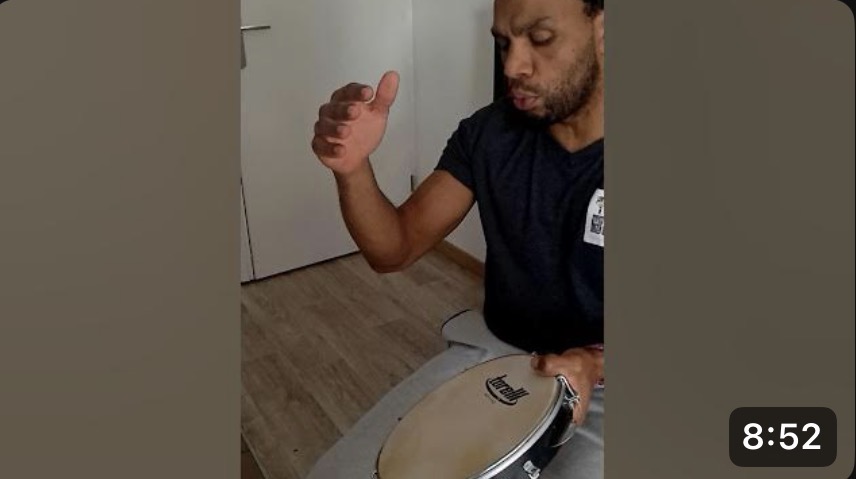 Rythme de base + variations - pandeiro - Mestre Tyson